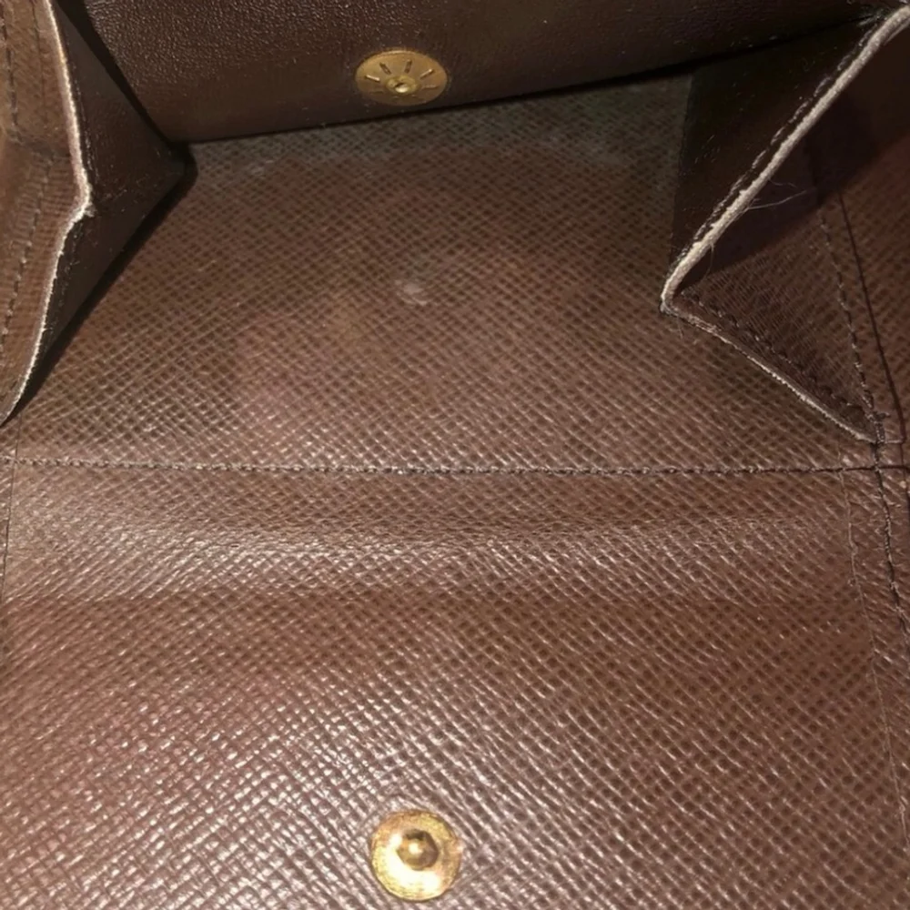 M LOUIS VUITTON Damier Ebene Portefeiulle Florin Bifold Wallet - Repaired